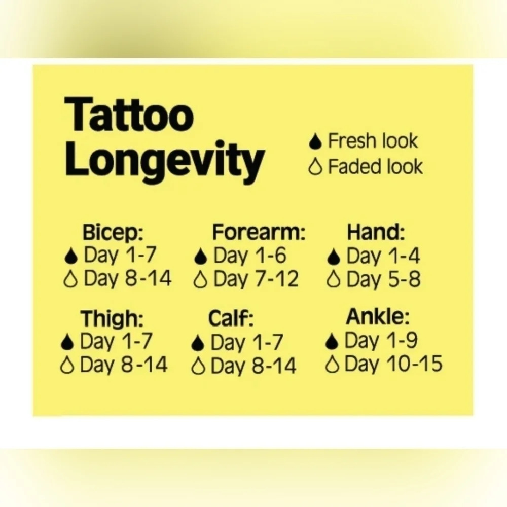 X4  Inkbox For Now Ink Tattoos - Picture 9 of 9